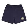 Bally Felpa Logo Print Track Shorts In Blue
