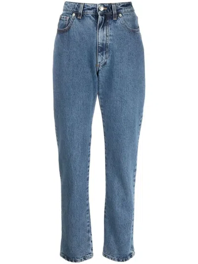 Bally Five-pocket Cotton Denim Jeans In Blue