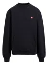 Bally Flag-embroidered Sweatshirt In Blue