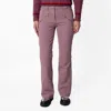 Bally Flared High-waisted Stretch Pants In Multi