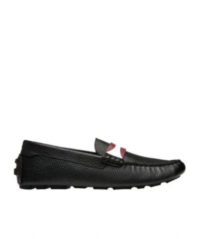 BALLY BALLY PERTHY STRIPED DETAIL LOAFERS