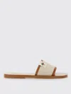 Bally Logo Patch Open-toe Slides In Brown