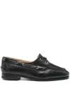 Bally Pathy Leather Derby Shoes In Black