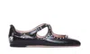 Bally Beliska Studded Leather Ballet Flats In Black