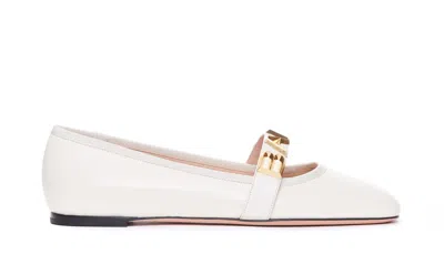 Bally Flat Shoes In White
