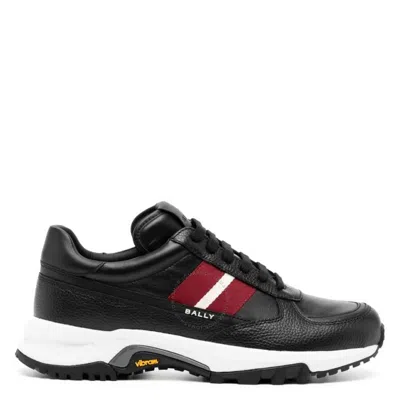 Bally Flick Ribbon Low-top Sneakers In Black