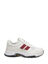 Bally Men's Flick-ribbon Sneakers In White