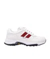 Bally Men's Flick-ribbon Sneakers In White