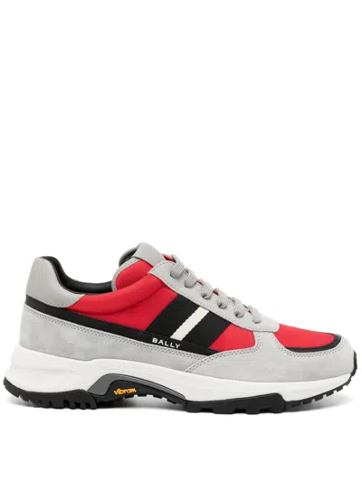 Bally Flick-ribbon Trainers In Grey