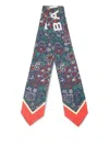 Bally Floral-print Silk Bandana In Multi