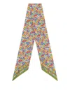 Bally Floral-print Silk Scarf In Neutral