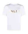 Bally Logo Printed Crewneck T-shirt In White