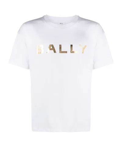 BALLY BALLY LOGO PRINTED CREWNECK T-SHIRT