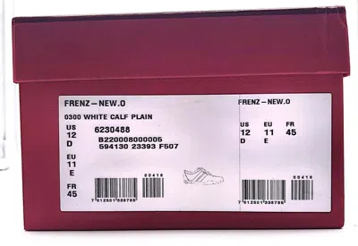 Pre-owned Bally Frenz Lace-up Sneakers Shoes Calf Plain White Bnwb