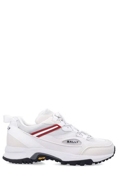Bally Logo-appliquéd Sneakers In White
