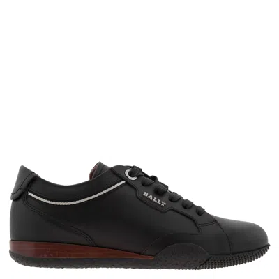 Bally Fridia Leather Low-top Sneakers In Pink