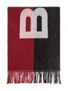 Bally Fringed Logo Scarf In Multi