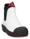 Bally Gadey 6234640 Women's White Calf Leather Ankle Boots In White