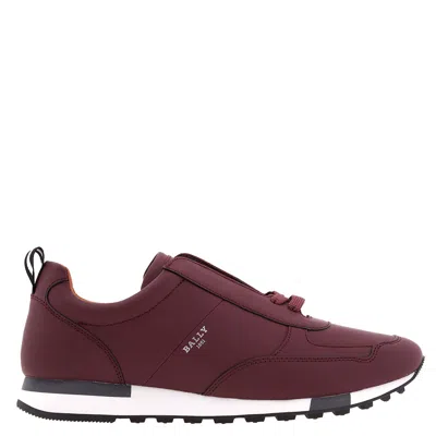 Bally Gary 1851 Logo Low-top Sneakers In Burgundy