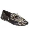 Bally Gaspar Snake-embossed Leather Loafer In Multi