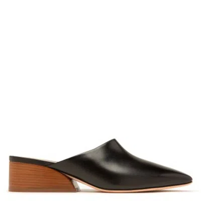 Bally Genny 45 Leather Mules In Black