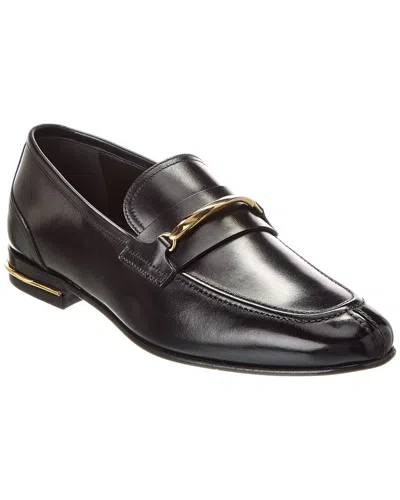 Bally Genos Leather Loafer In Black