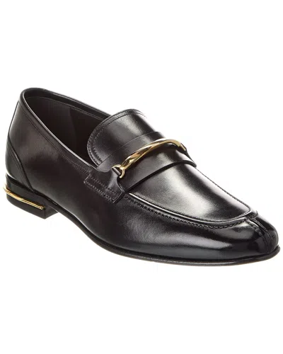 Bally Genos Leather Loafer In Black