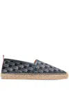 Bally Geometric-pattern Espadrilles In Black