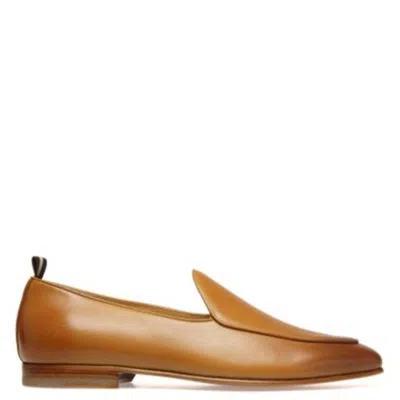 Bally Geremy Salton Leather Loafers In Brown