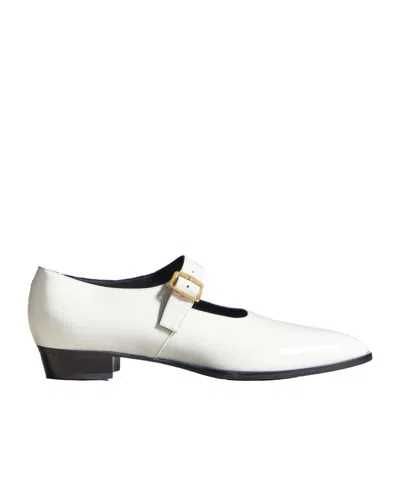 Bally Gerwin Mary Jane Flats In White
