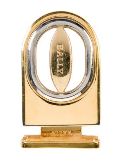 Pre-owned Bally Gold Buckle
