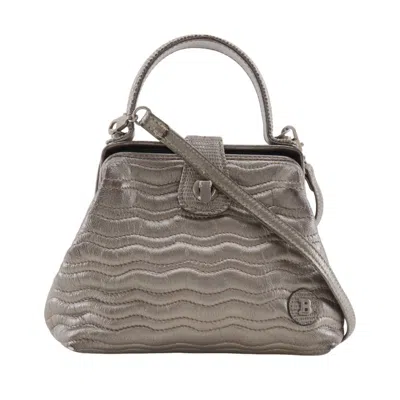 Pre-owned Bally Gold Leather Handbag ()