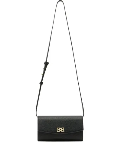 Bally Grained B-chain Wallet In Black