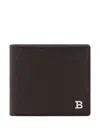 Bally Grained Bifold Wallet In Brown