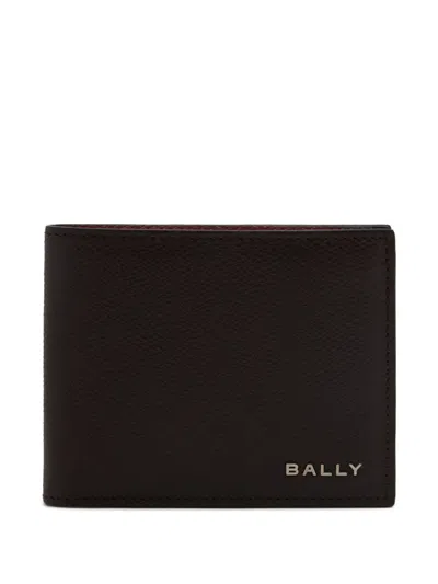 Bally Grained Essential Wallet In Brown