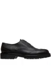 Bally Grained-leather Lace-up Oxford Shoes