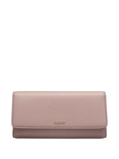 Bally Grained Leather Logo Wallet