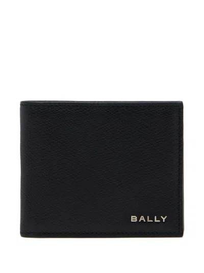 Bally Grained Leather Wallet In Black