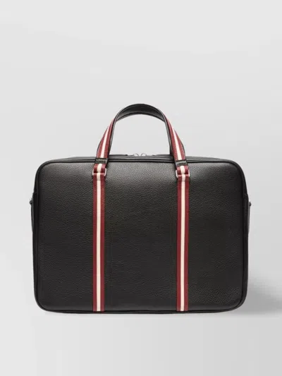 Bally Grained Texture Laptop Bags & Briefcases In Black