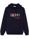 Bally Graphic-print Hoodie In Blue