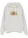 Bally Graphic-print Hoodie In Grau