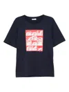 Bally Graphic-print T-shirt In Blue