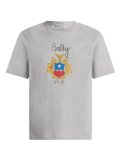 Bally Graphic-print T-shirt In Gray