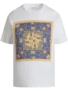 Bally Front Graphic Organic Cotton T-shirt In White