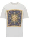 Bally Front Graphic Organic Cotton T-shirt In White
