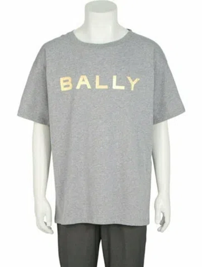 Pre-owned Bally Graphic Print T-shirt W/ Tags In Grey