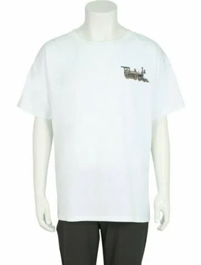 Pre-owned Bally Graphic Print T-shirt W/ Tags In White