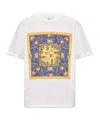 Bally Front Graphic Organic Cotton T-shirt In White