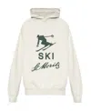 Bally Unisex 6302903 Ski Aspen Hooded Bone Sweatshirt In White