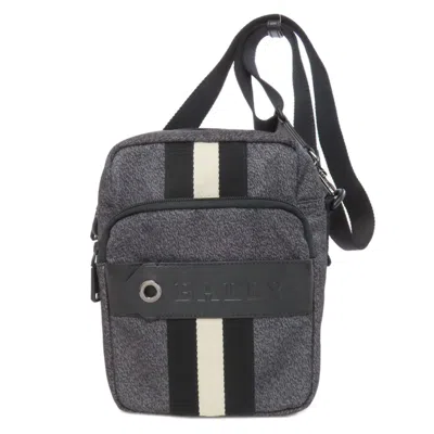 Pre-owned Bally Gray Nylon Shoulder Bag ()